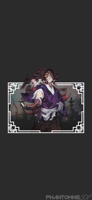 Anime Character with Red Hair — Purple, Dramatic, Sword
