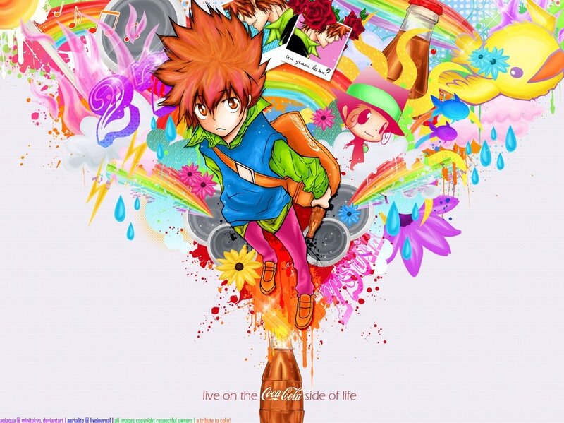 Anime Character with Red Hair — Vibrant, Energetic