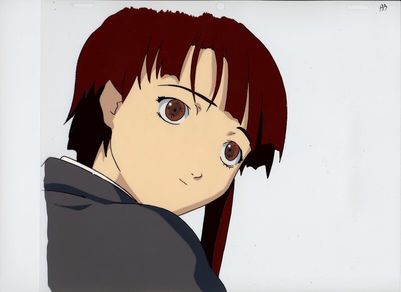 Anime Character with Red Hair — White, Neutral