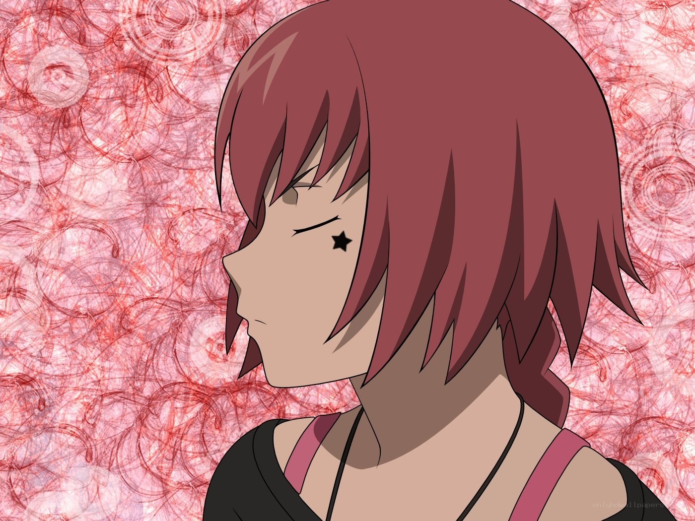 anime character with red hair