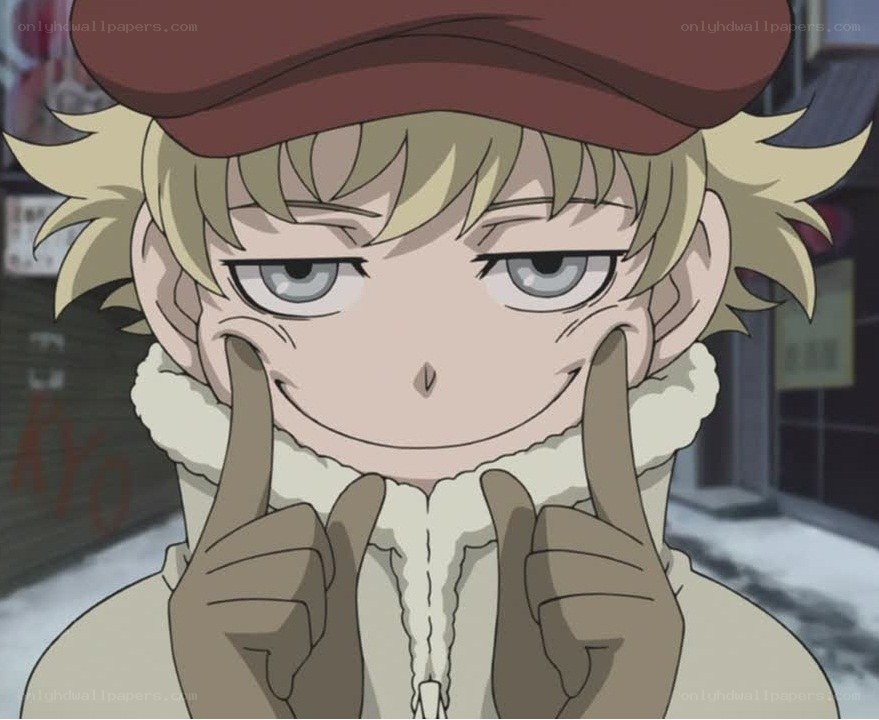 anime character with red hat