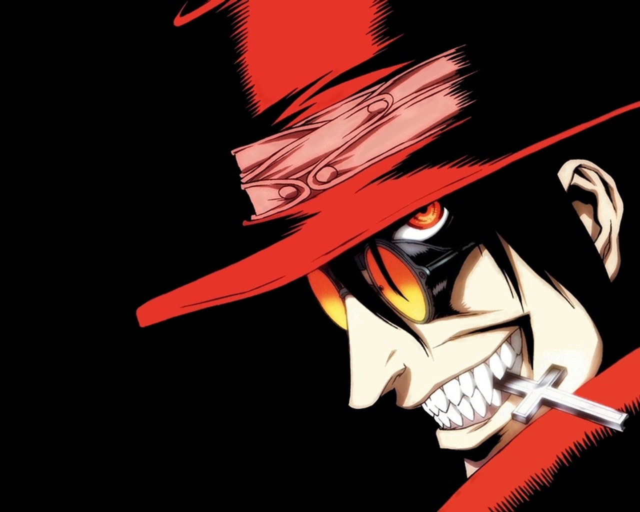 anime character with red hat