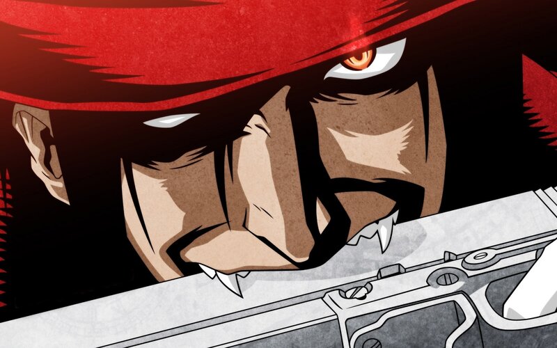 Anime Character with Red Hat — Dramatic, Manga, Gun