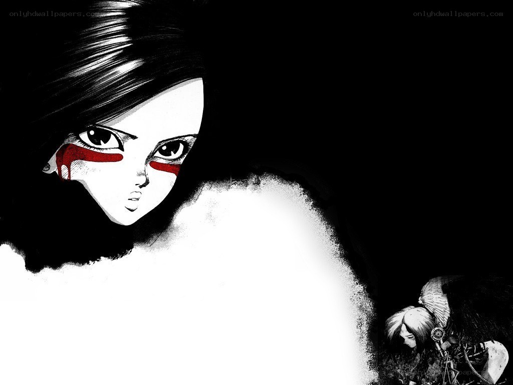 anime character with red markings
