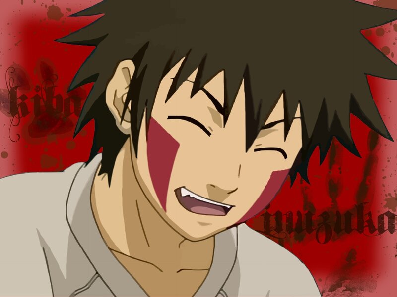anime character with red marks