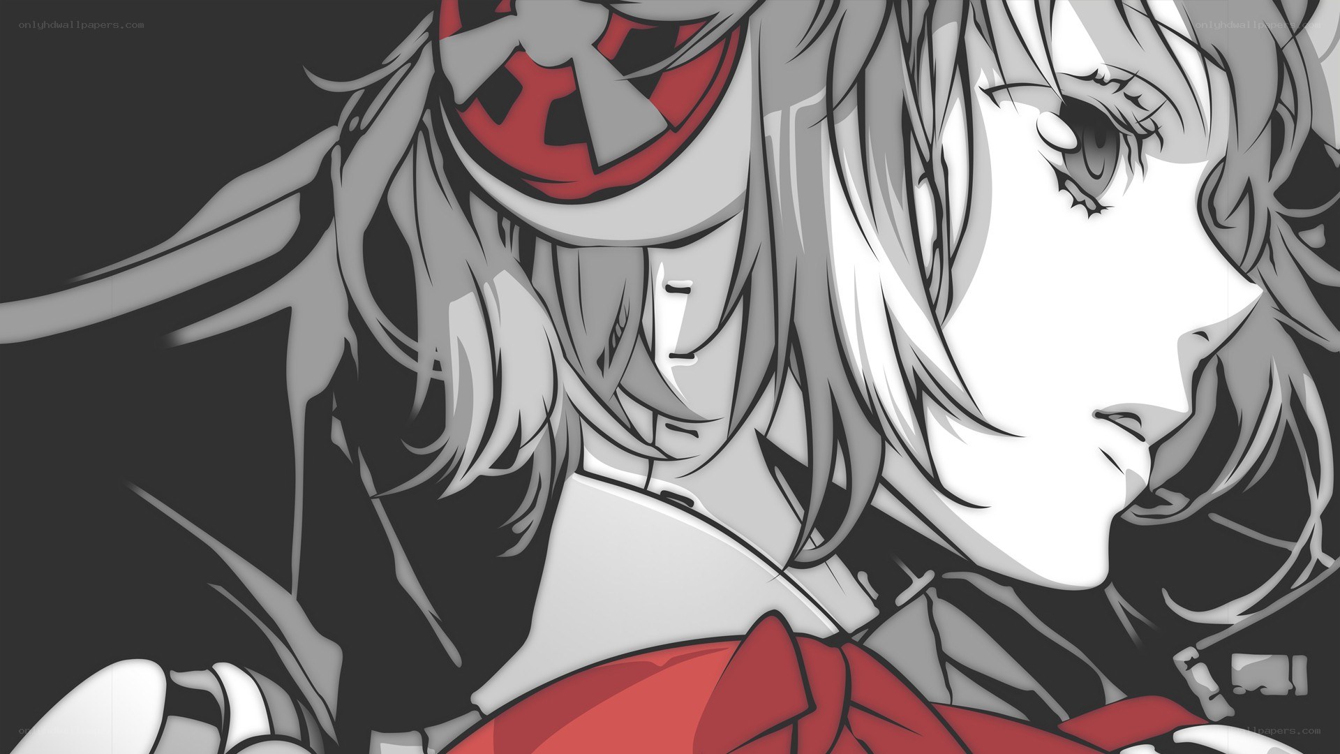 anime character with red mask