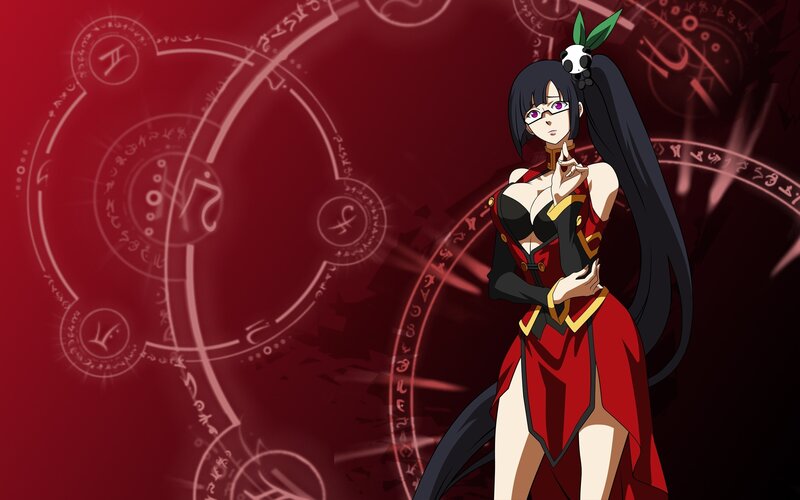 anime character with red outfit