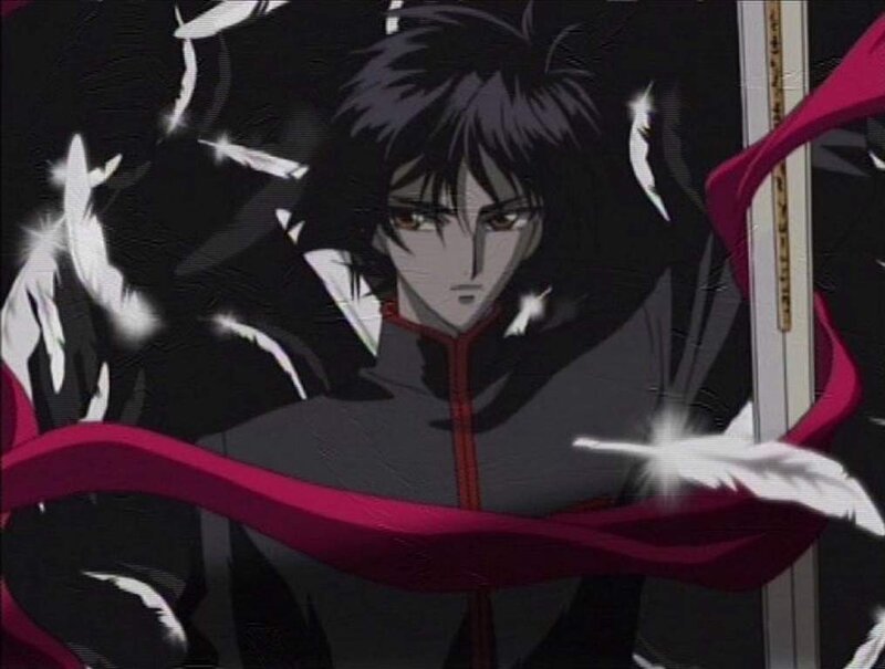 anime character with red ribbon