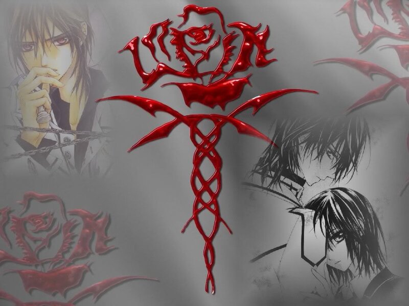 Anime Character with Red Rose — Dramatic