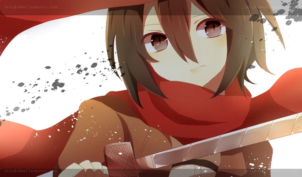 anime character with red scarf