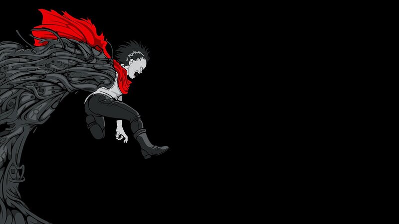 anime character with red scarf