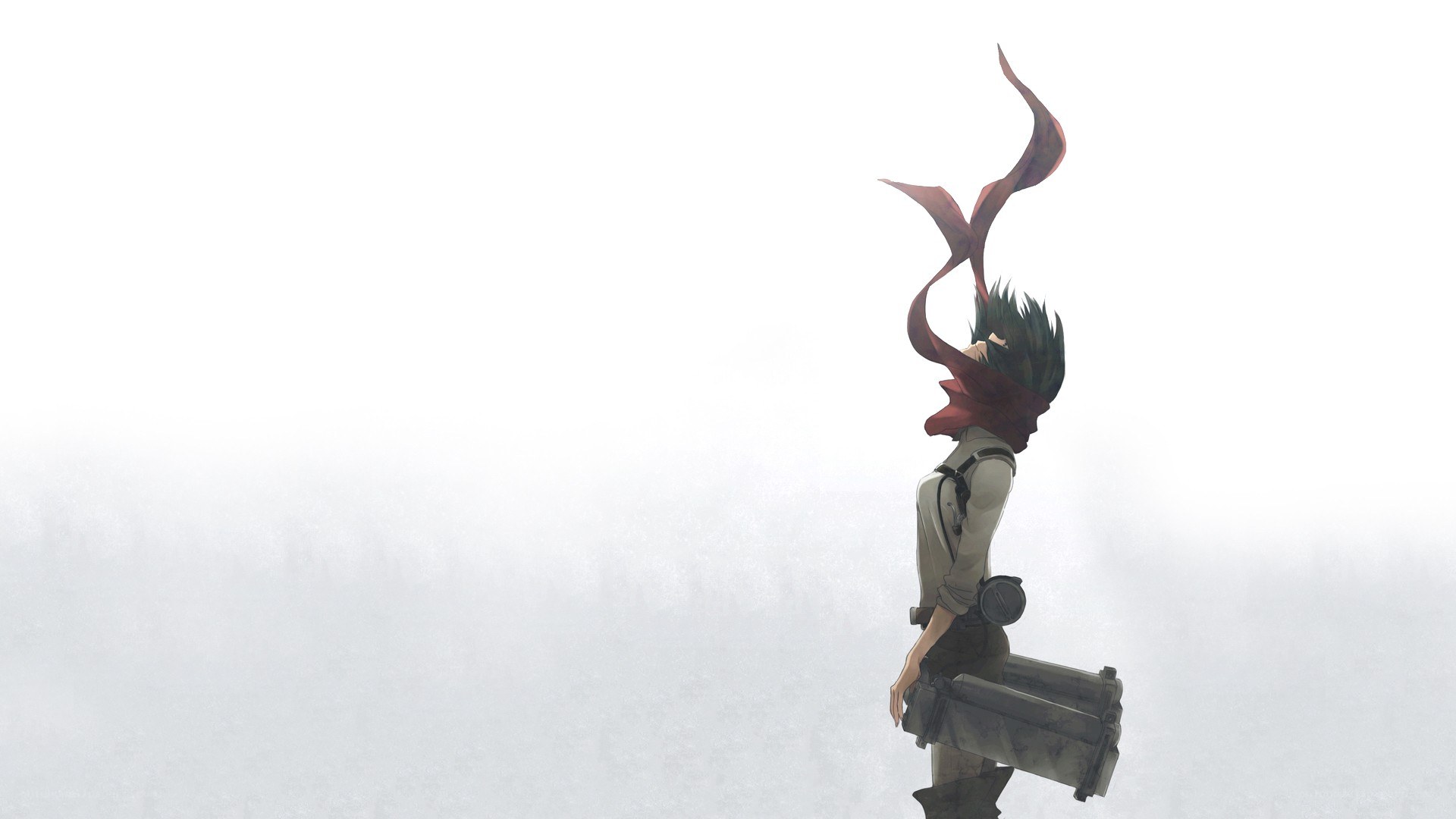 anime character with red scarf