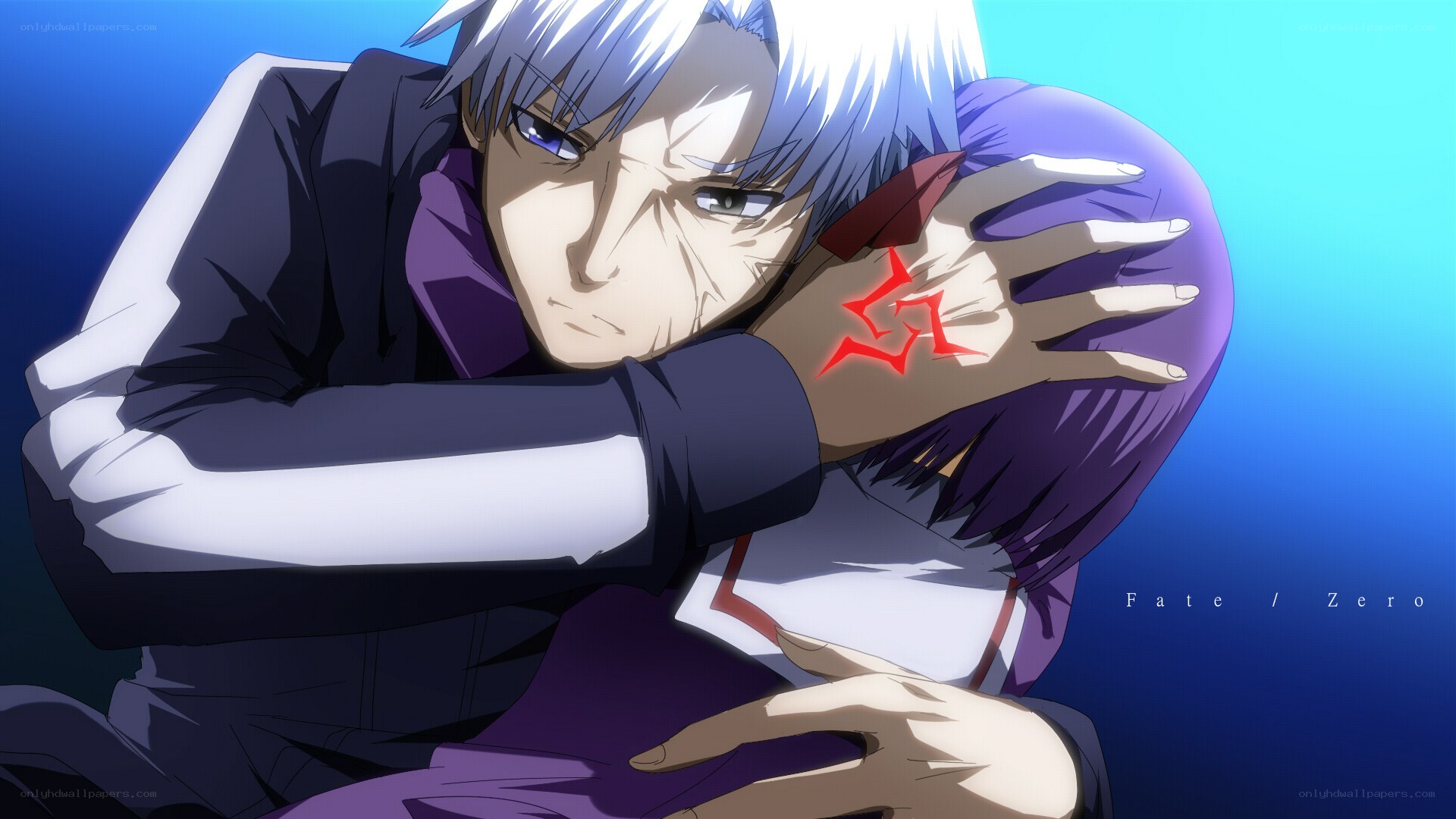 anime character with red symbol