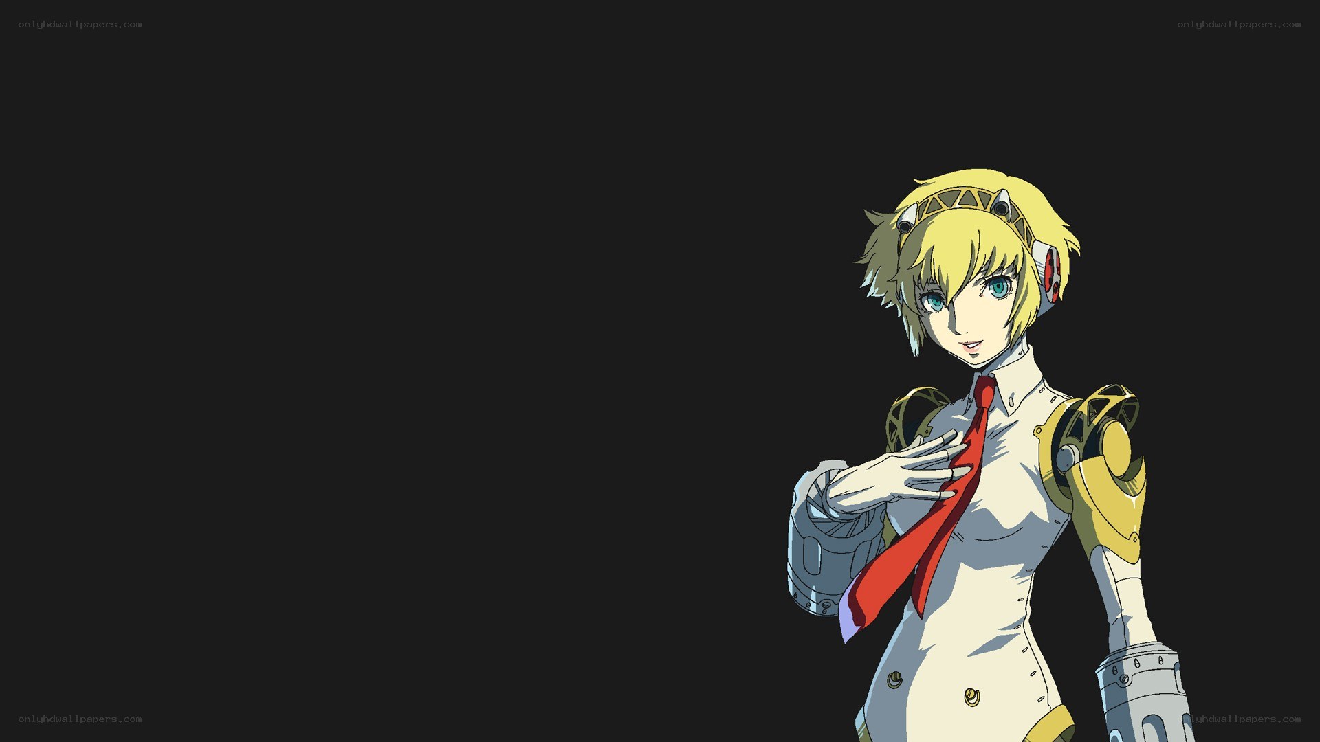 anime character with red tie