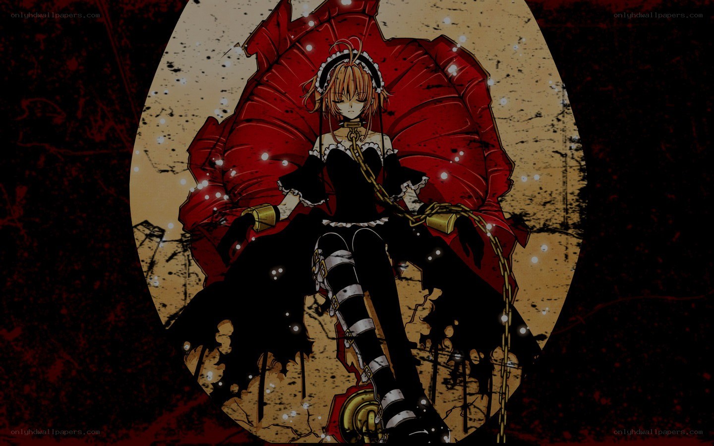 Anime character with red wings
