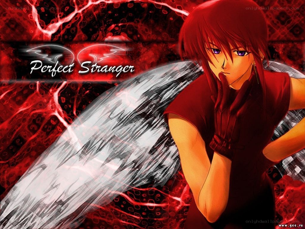 Anime character with red wings