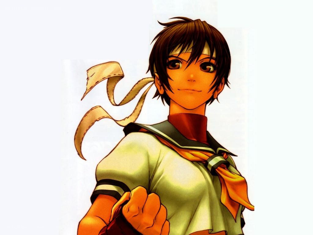 anime character with ribbon