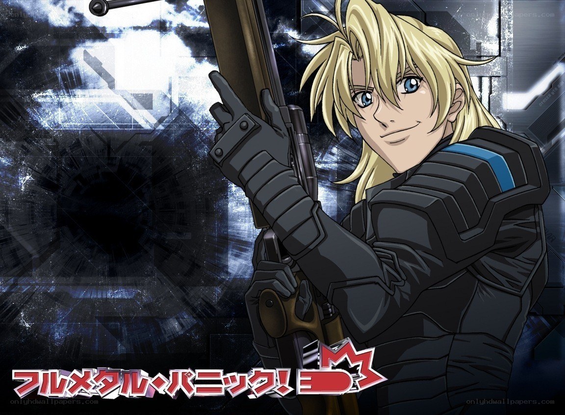 Anime character with rifle