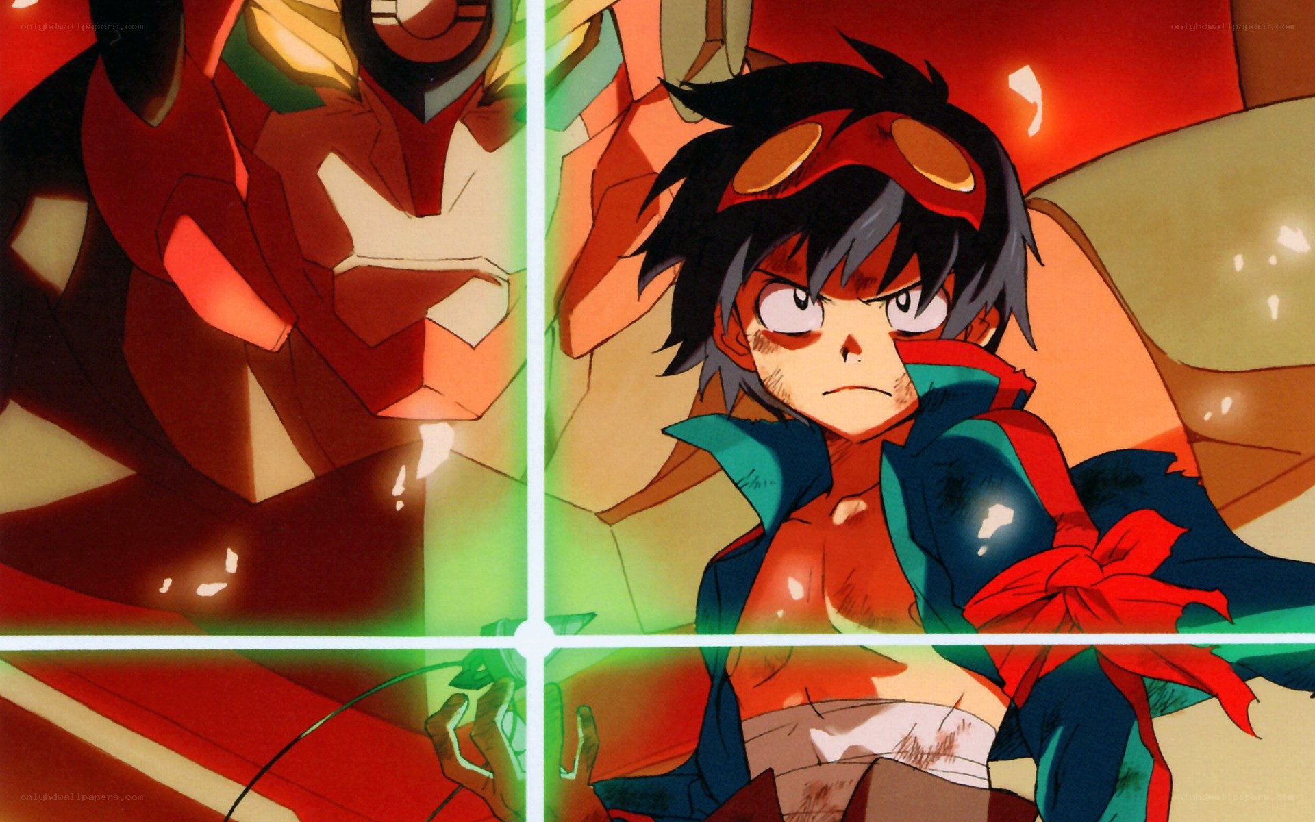 anime character with robot