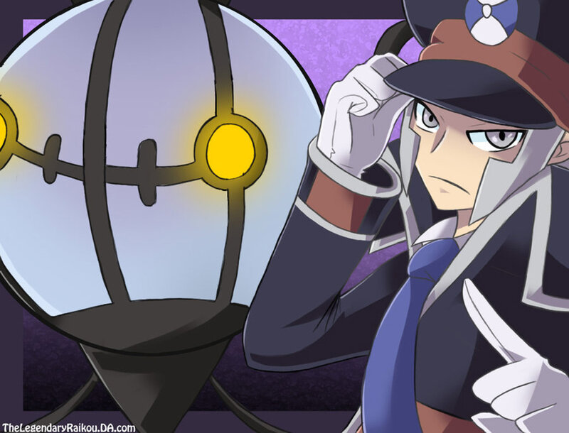 Anime Character with Robot — Purple, Dramatic, Hat
