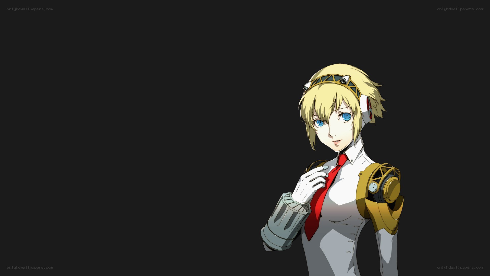 anime character with robotic arm