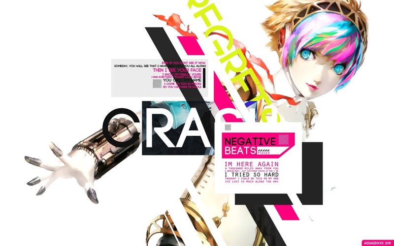 Anime Character with Robotic Arm — White