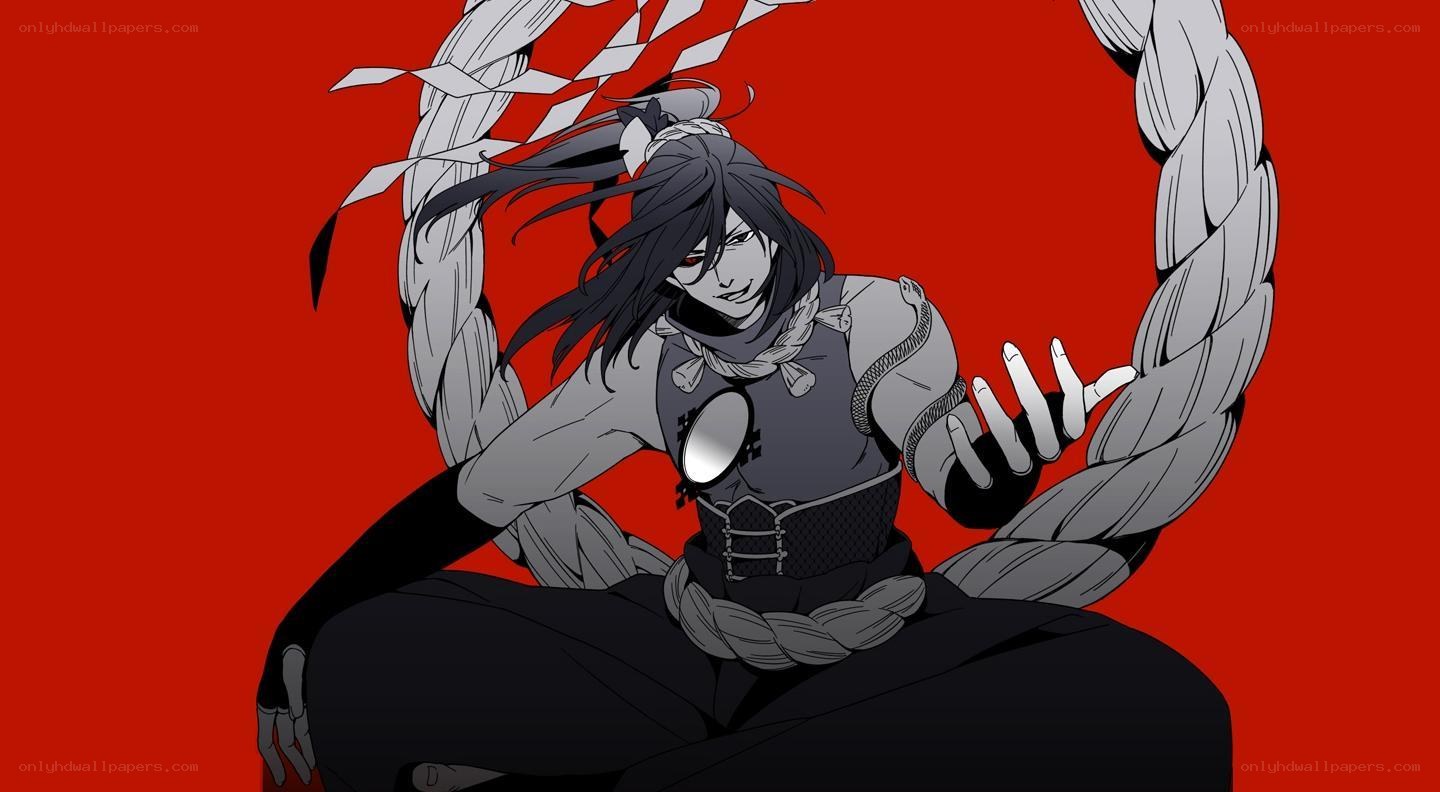 anime character with rope weapon