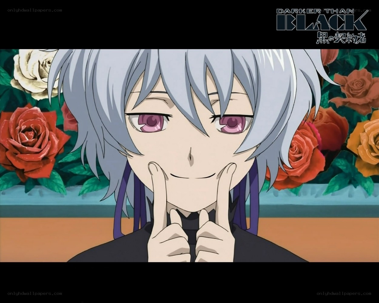 anime character with roses