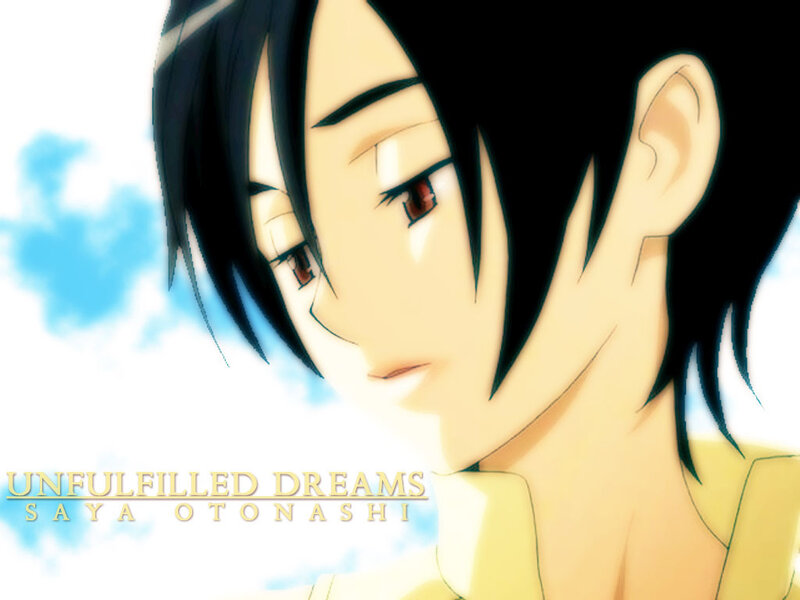 Anime character with sad expression