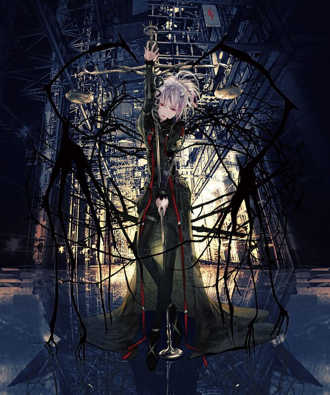 Anime Character with Scales — Black