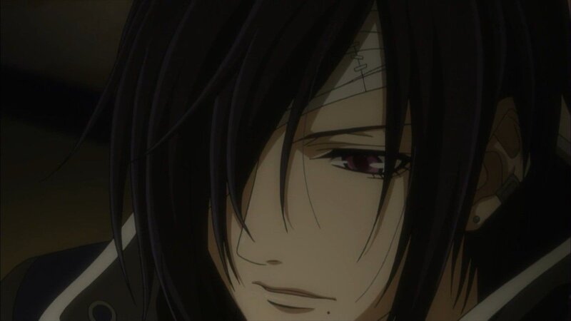 anime character with scar