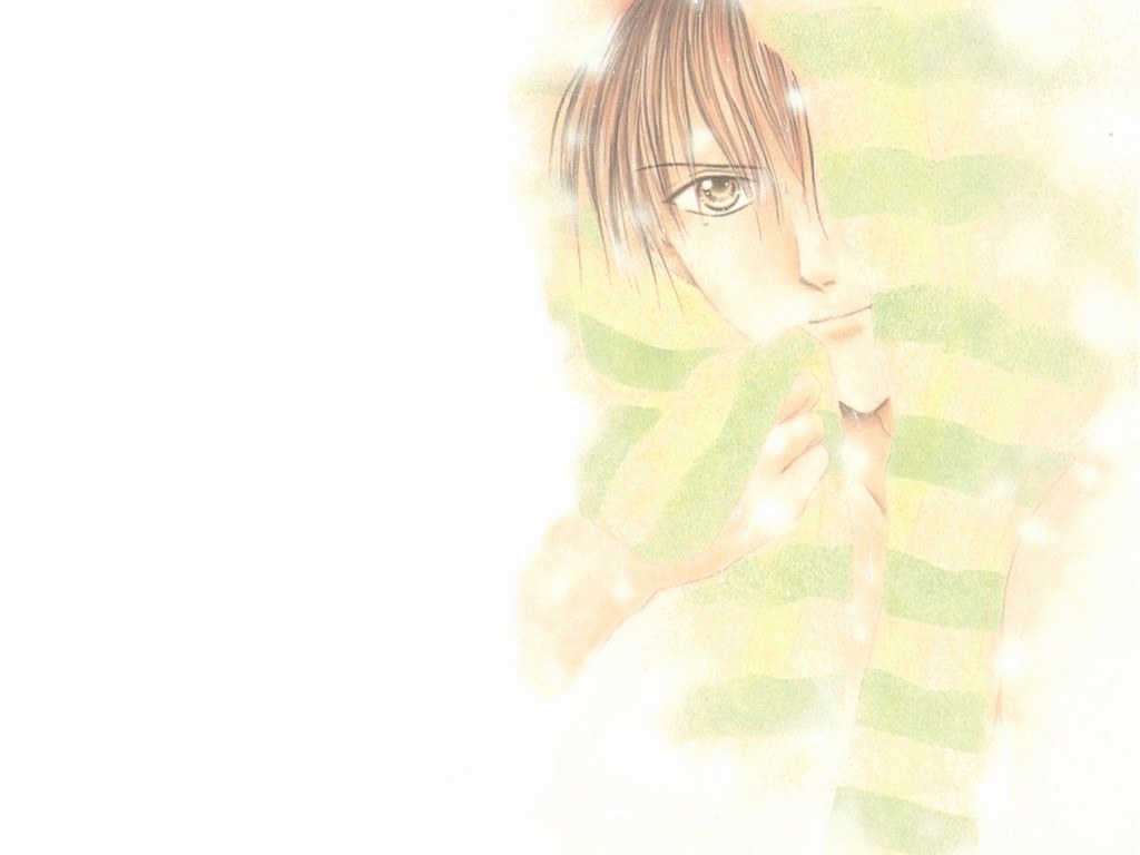 anime character with scarf