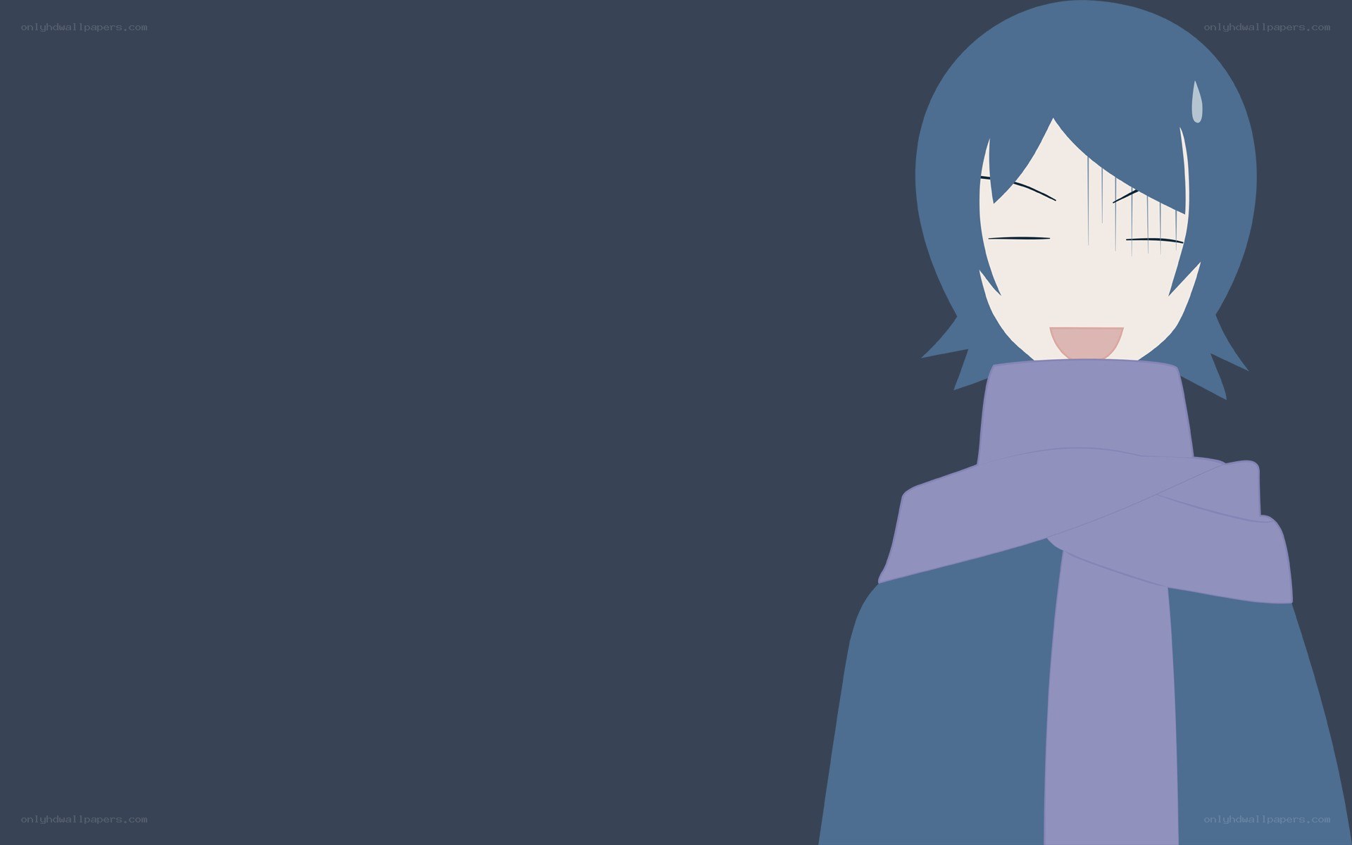 anime character with scarf