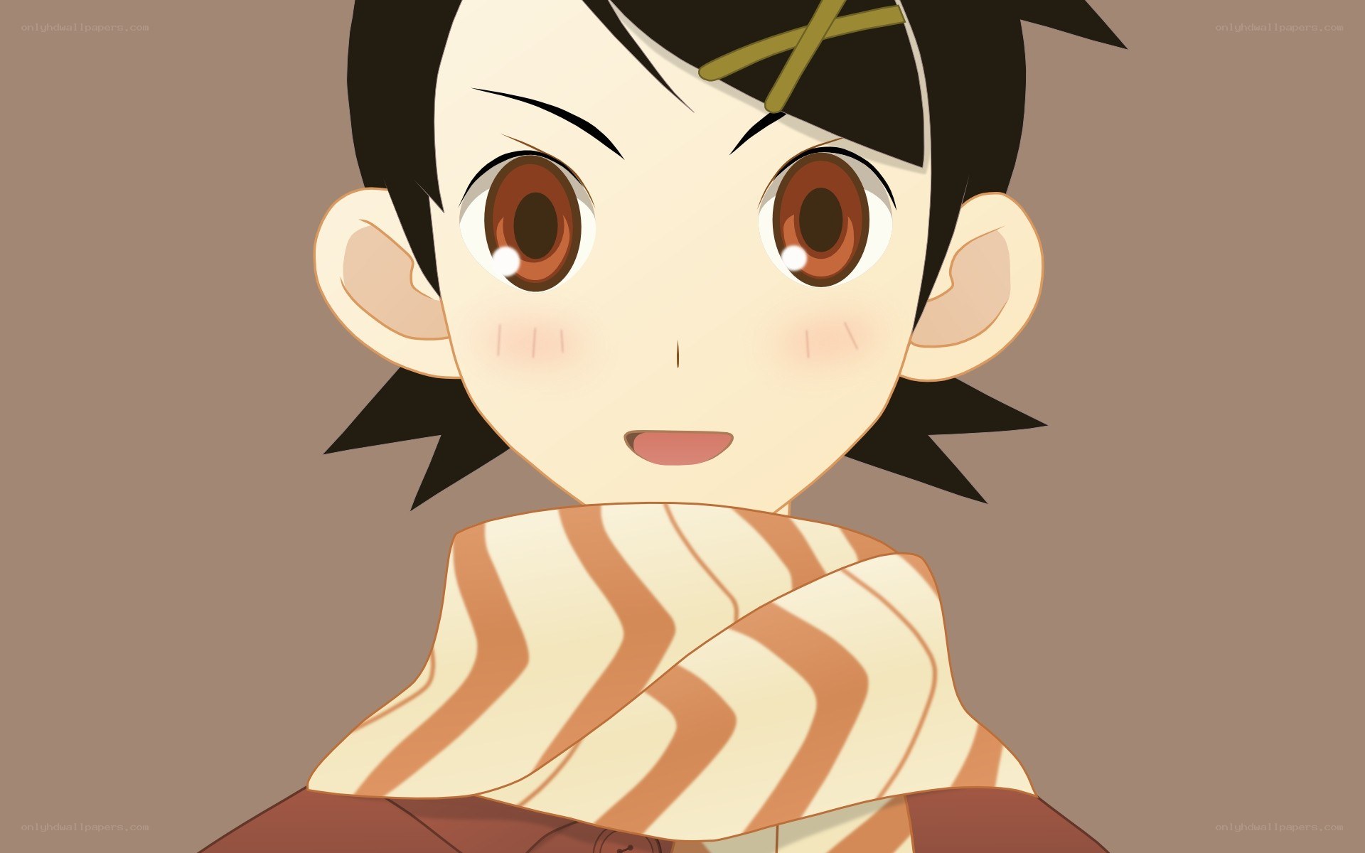 anime character with scarf