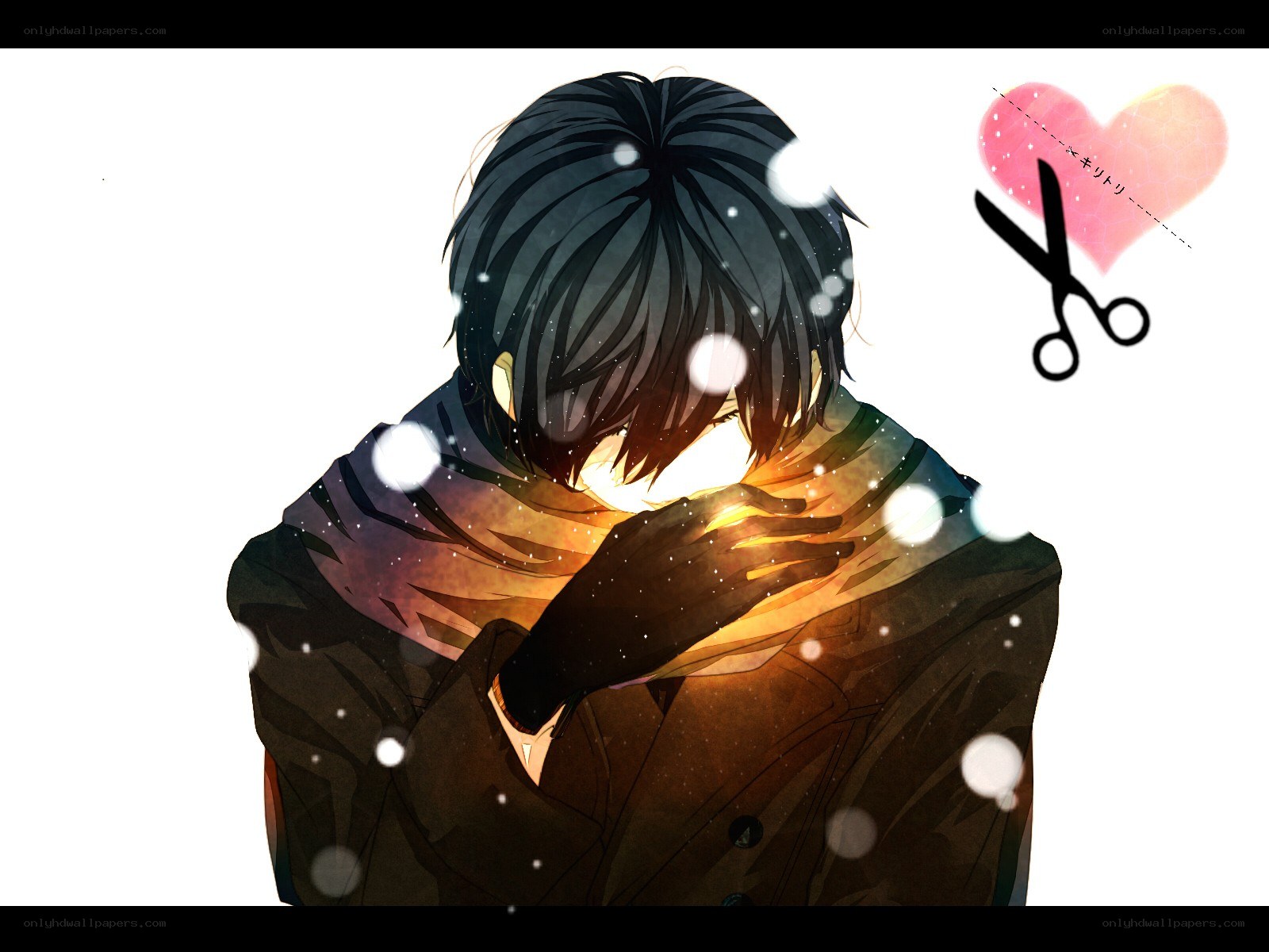 anime character with scarf