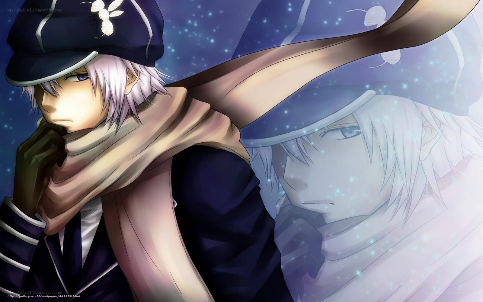 anime character with scarf