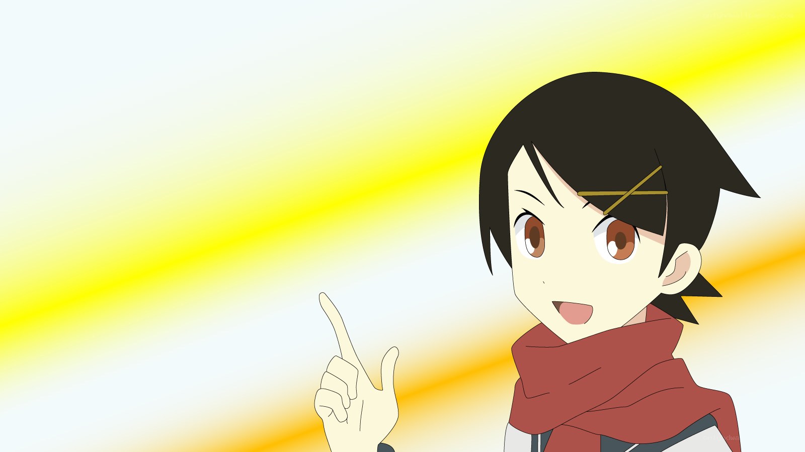 anime character with scarf
