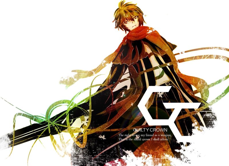 Anime Character with Scarf — White, Dramatic, Digital Art