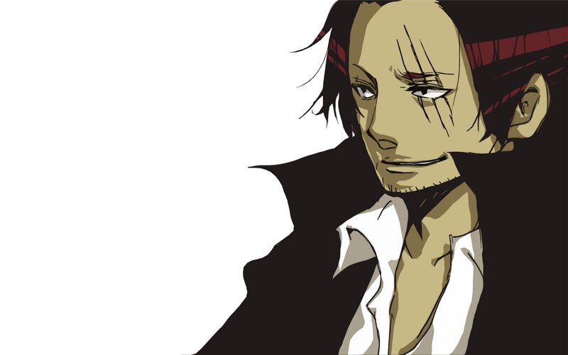 Anime Character with Scars — Black