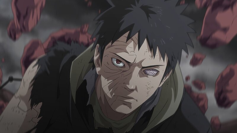 Anime Character with Scars — Gray