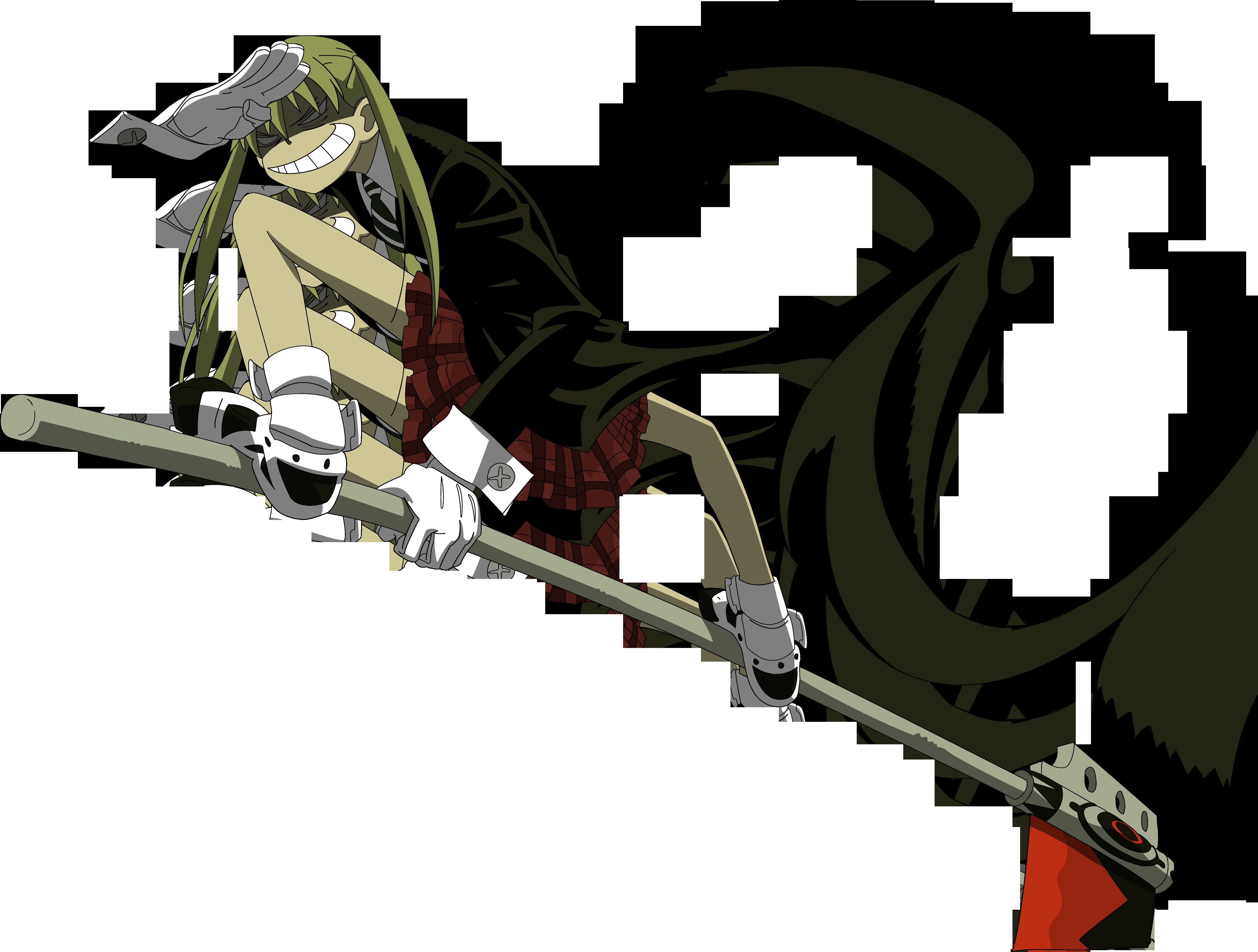 anime character with scythe