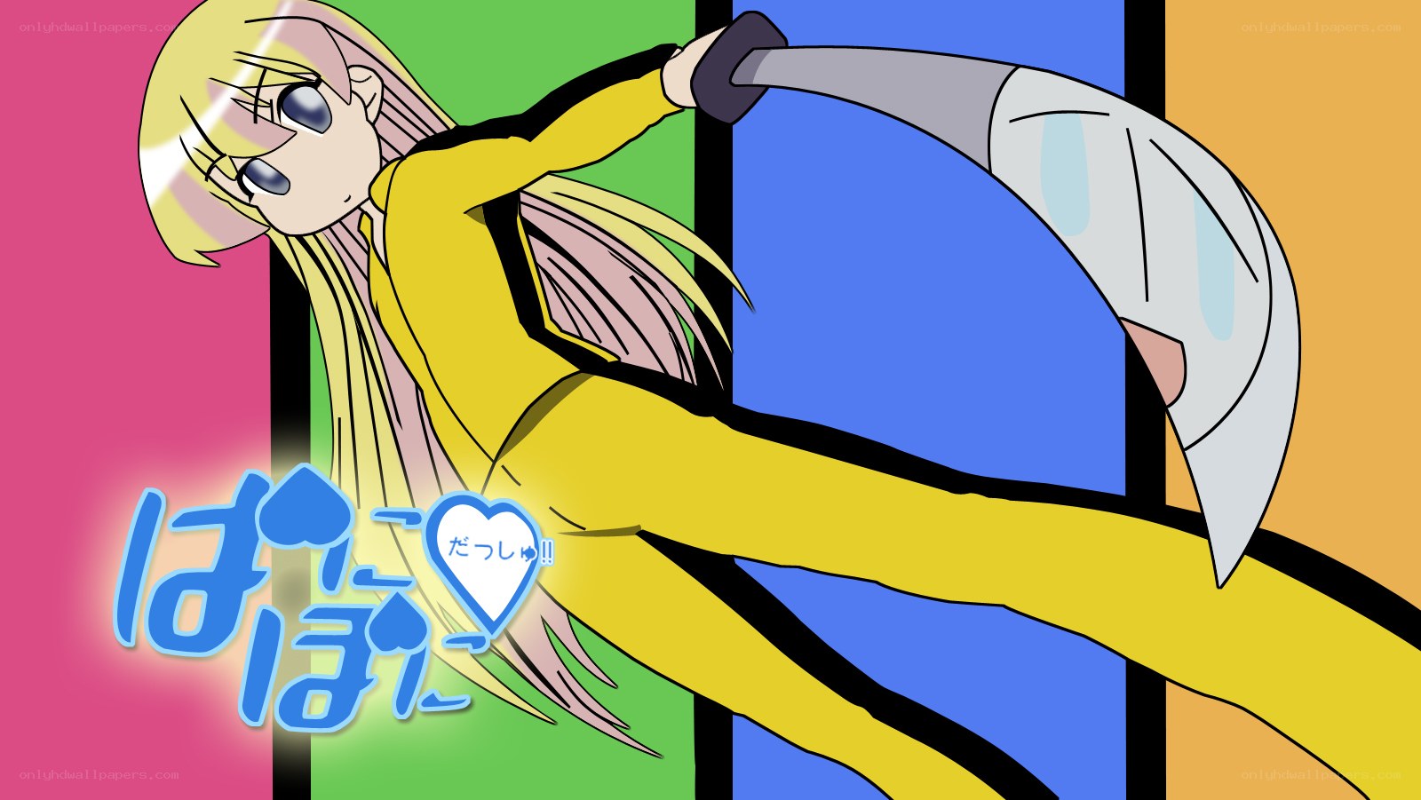 Anime character with scythe