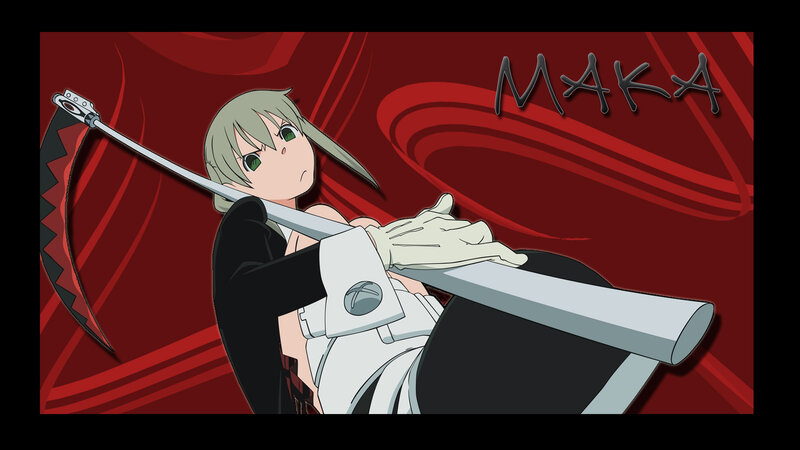 Anime character with scythe