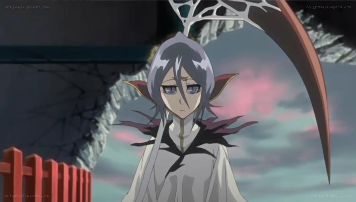 anime character with scythe