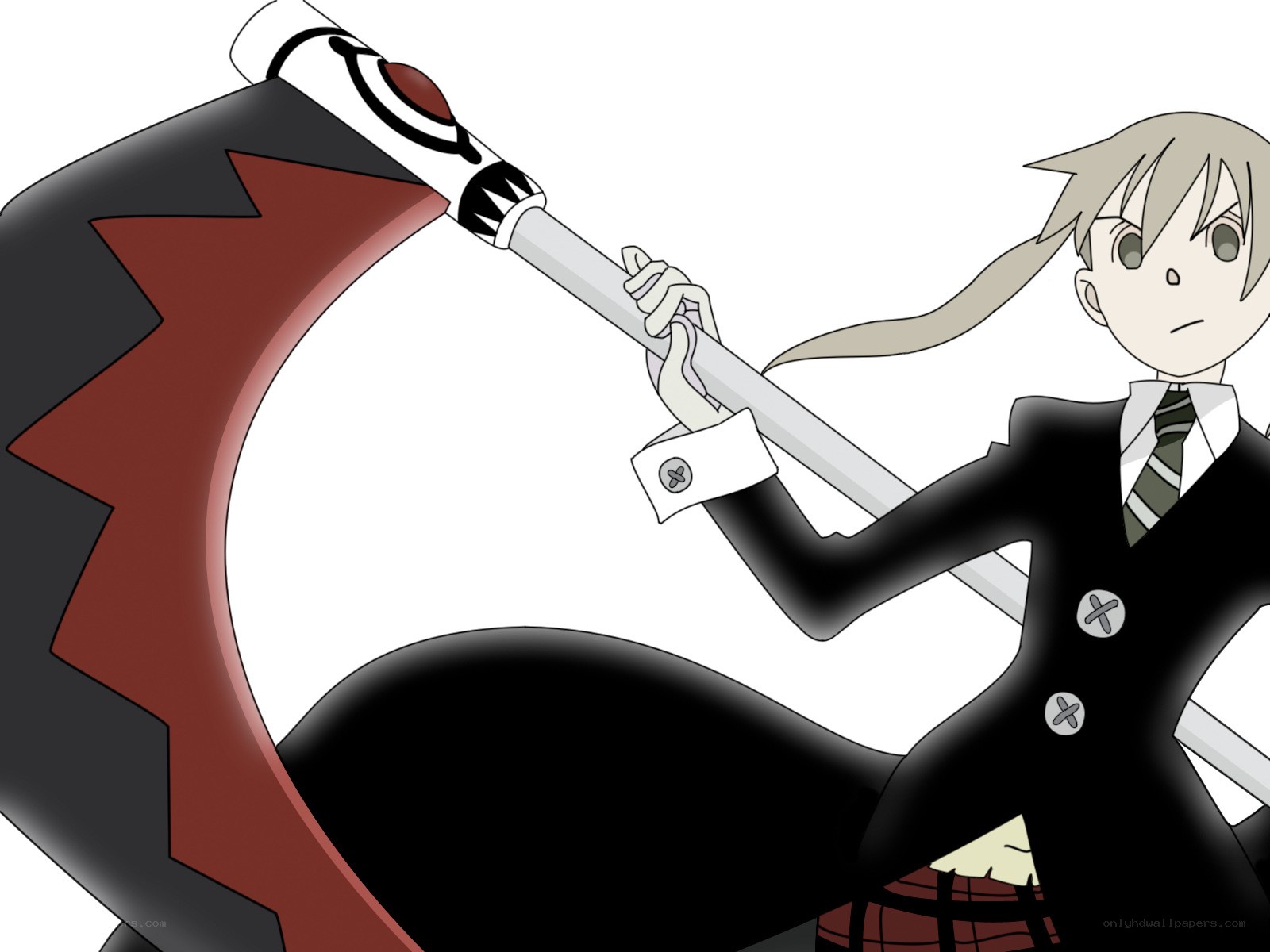 Anime character with scythe