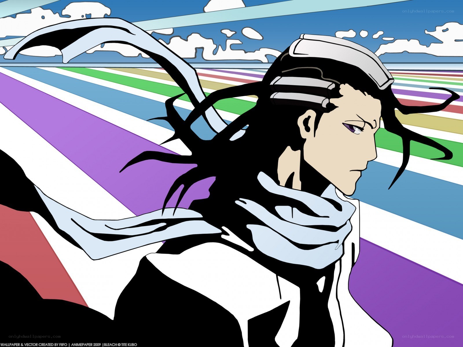 Anime character with scythe