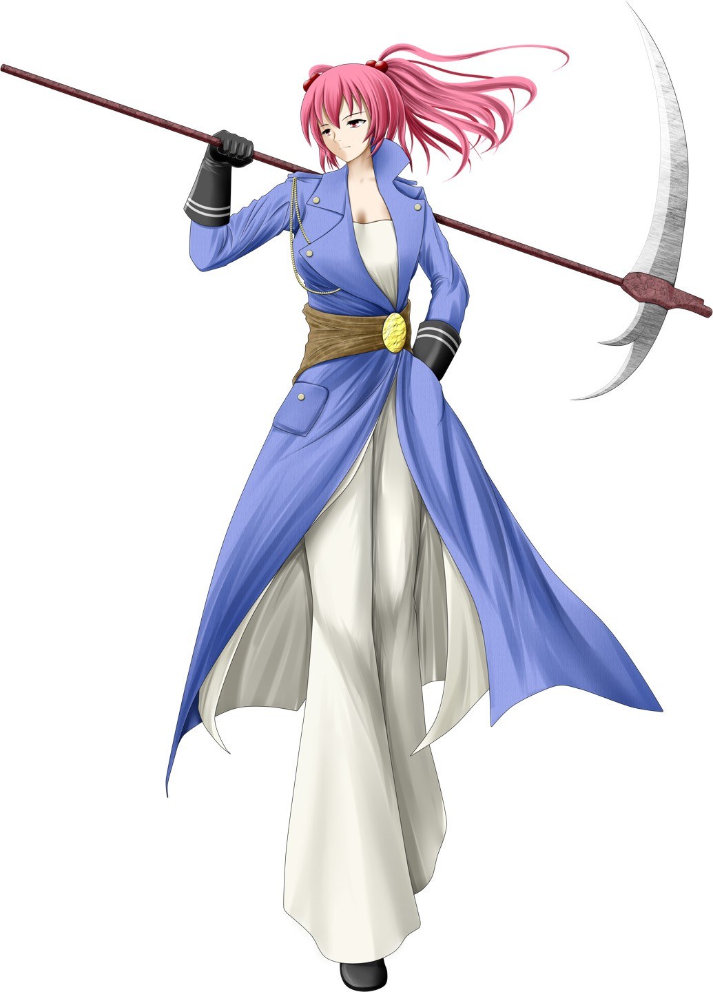 Anime character with scythe