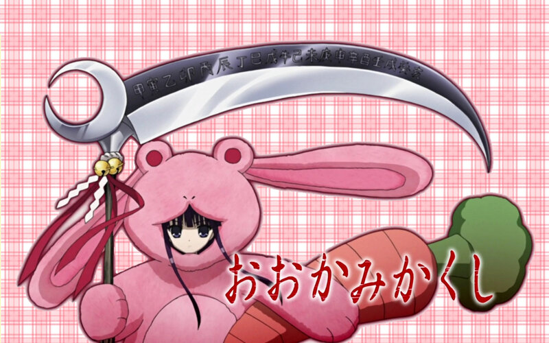 Anime character with scythe