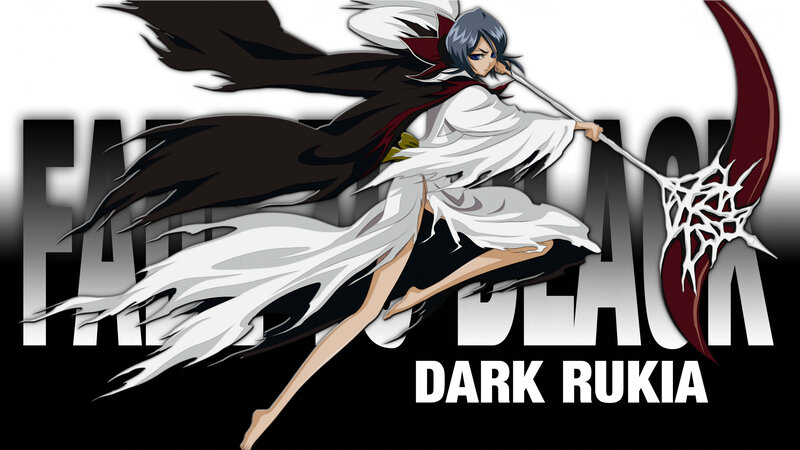Anime Character with Scythe — Black, Dramatic, Cape
