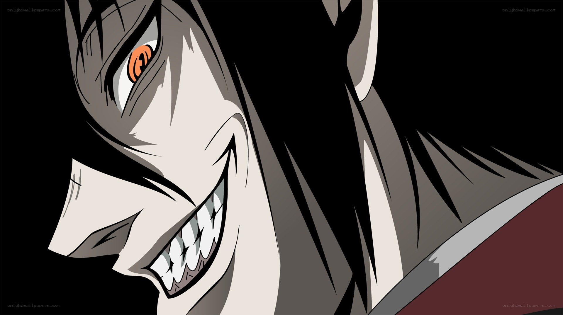 anime character with sharp grin